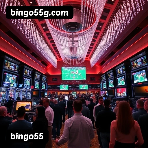 Catálogo slots bingo55 mostrando top jogos Gates Olympus Sweet Bonanza Fortune Tiger Big Bass volatilidade RTP